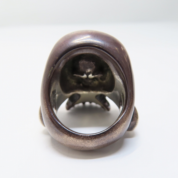 実際に弊社で買取させて頂いたTHIRTEEN DESIGNS/サーティーンデザインズ ホラースカルリング 17-18号の画像 3枚目