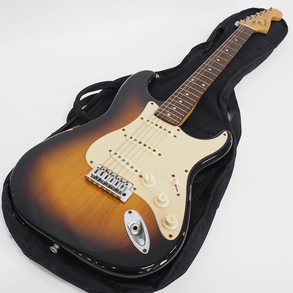 実際に弊社で買取させて頂いた★Squier by Fender/スクワイヤー Strat/ストラトキャスター エレキギター ソフトケース付