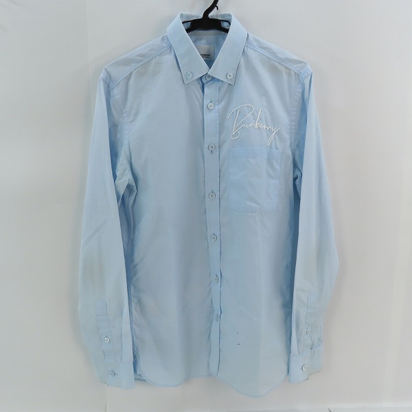 実際に弊社で買取させて頂いたBURBERRY LONDON ENGLAND/バーバリーロンドンイングランド 刺繍長袖シャツ 8055627/S