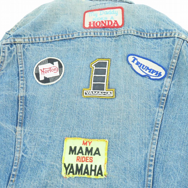 実際に弊社で買取させて頂いたLEVIS/リーバイス 70505/ボタン裏刻印521/ビッグE ヴィンテージ デニムジャケット の画像 4枚目
