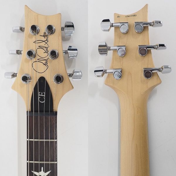 実際に弊社で買取させて頂いた★PRS/Paul Reed Smith/ポールリードスミス CE24 バードインレイ コイル・タップ搭載 2020年製 ギグケース付 の画像 2枚目
