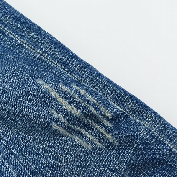 実際に弊社で買取させて頂いたDIOR HOMME/ディオールオム 06AW エディ期 爪痕ウォッシュドデニムパンツ 6HH1011522/33の画像 6枚目