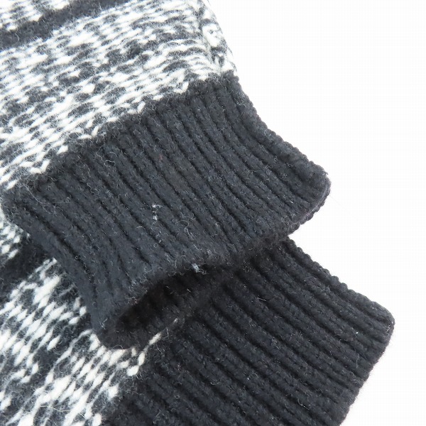 実際に弊社で買取させて頂いた【JPタグ】GIVENCHY/ジバンシィ 21AW モチーフストライプジャカードウールニット BM90HJ4Y9S/XSの画像 7枚目