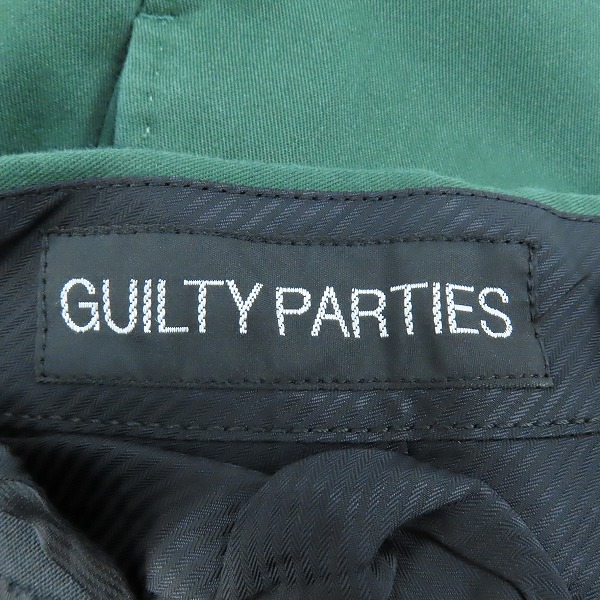 実際に弊社で買取させて頂いたWACKO MARIA×DORMEUIL/ワコマリア×ドーメル スラックスパンツ グリーン XLの画像 2枚目