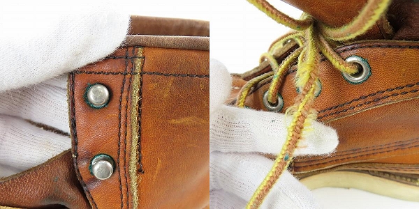 実際に弊社で買取させて頂いたRED WING/レッドウィング 50周年記念 アイリッシュセッターブーツ/復刻犬タグ/1953/8.5の画像 9枚目