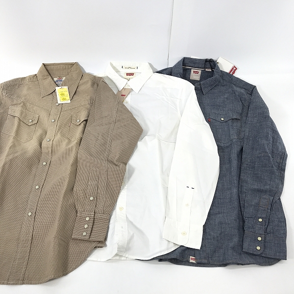 実際に弊社で買取させて頂いた【おまとめ/未使用】LEVI'S/リーバイス ボタンシャツの画像 1枚目