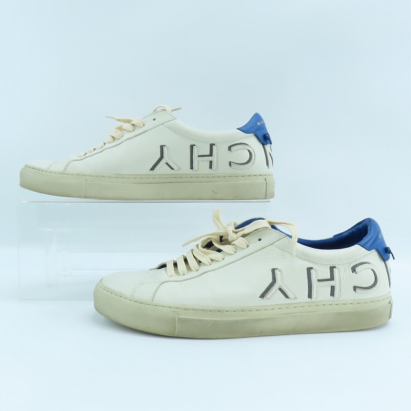 実際に弊社で買取させて頂いたGIVENCHY/ジバンシィ ロゴパッチ ローカットスニーカー DN0148/43の画像 3枚目