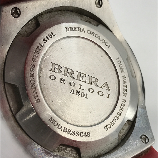 実際に弊社で買取させて頂いた【難有り】BRERA OROLOGI/ブレラオロロジ クォーツ 腕時計 AE01の画像 3枚目
