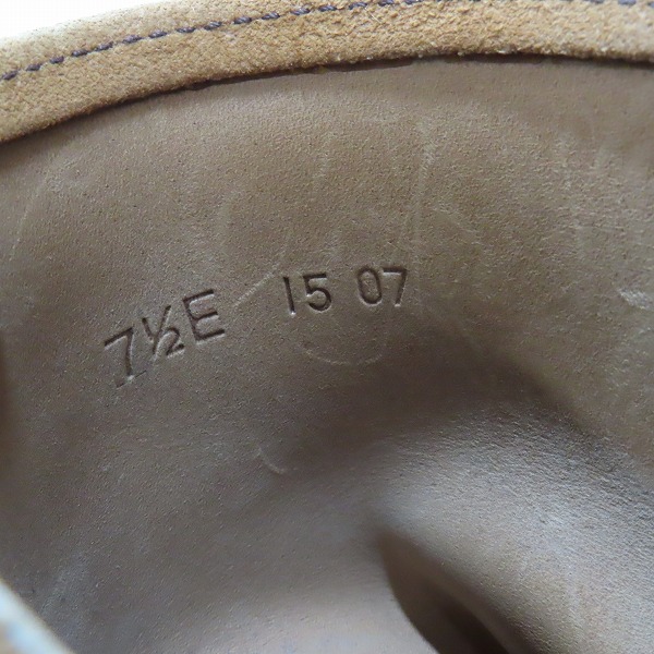 実際に弊社で買取させて頂いたWESCO/ウエスコ THE BOSS/ボス エンジニアブーツ スウェード/7.5Eの画像 5枚目