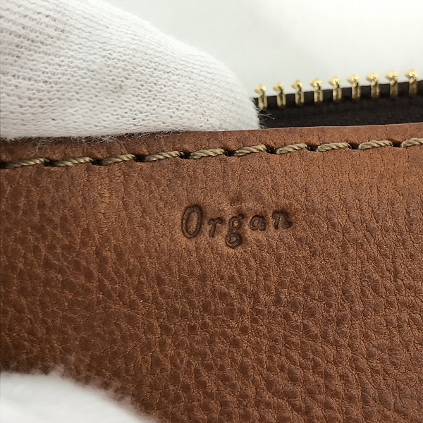 実際に弊社で買取させて頂いたHERZ/ヘルツ organ/オルガン ラージファスナーウォレット 長財布の画像 4枚目