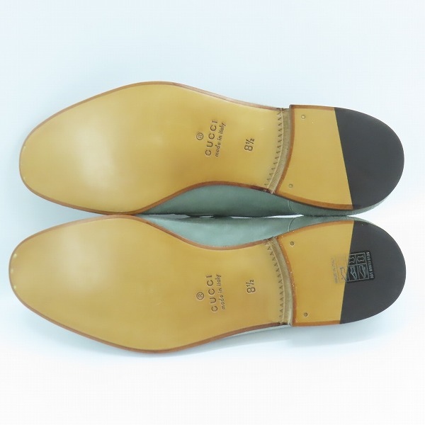 実際に弊社で買取させて頂いたGUCCI/グッチ ホースビット ローファー 406994/8.5の画像 2枚目