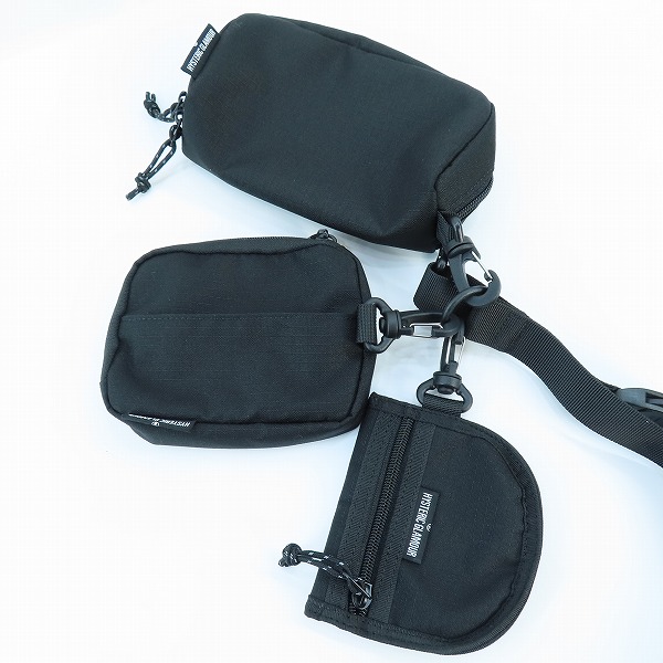 実際に弊社で買取させて頂いたHYSTERIC GLAMOUR/ヒステリックグラマー 3連/3ポーチショルダーバッグの画像 1枚目