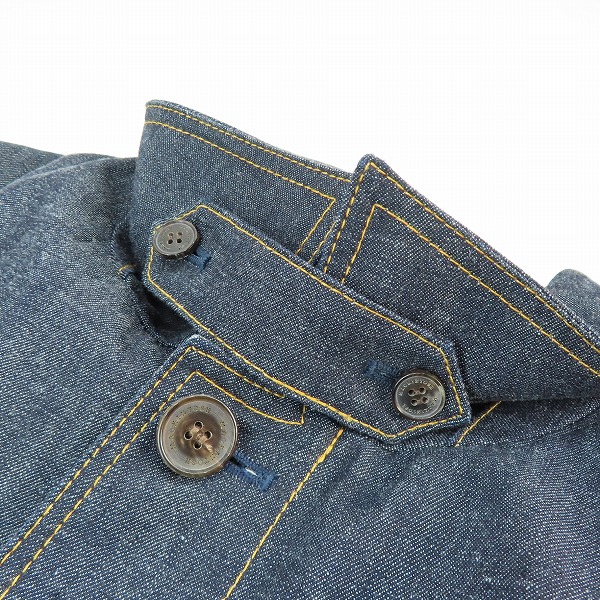 実際に弊社で買取させて頂いたMACKINTOSH/マッキントッシュ デニム ステンカラーコート D-MC001/40の画像 2枚目