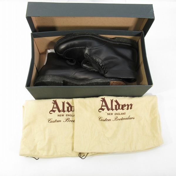 実際に弊社で買取させて頂いたALDEN/オールデン タンカーブーツ クロムエクセル 45491H/8Dの画像 8枚目