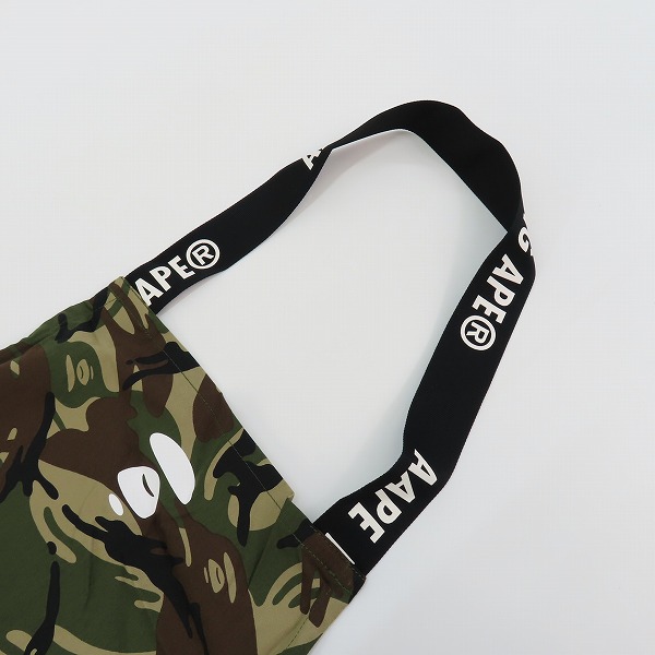 実際に弊社で買取させて頂いたAAPE BY A BATHING APE × MENYA MUSASHI/エーエイプ バイ アベイシングエイプ × 麺屋武蔵 APRON/エプロン 180/96Aの画像 2枚目