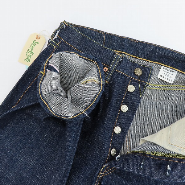 実際に弊社で買取させて頂いた【未使用】SUGAR CANE/シュガーケーン Lot065 STAR JEANS デニムパンツ SC40065A/W29/W29L32の画像 2枚目
