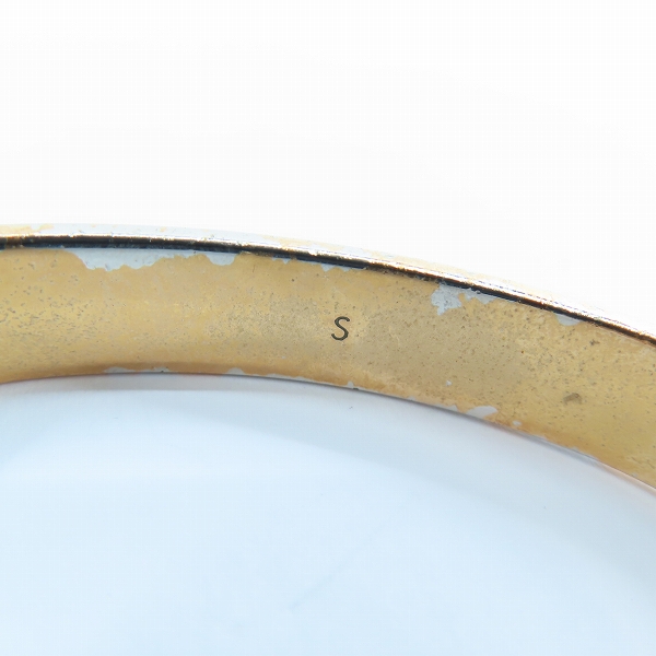 実際に弊社で買取させて頂いたLOUIS VUITTON/ルイヴィトン カフ ナノグラム ブレスレット M00253の画像 7枚目