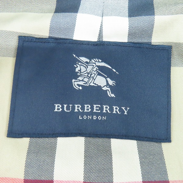 実際に弊社で買取させて頂いたBURBERRY LONDON/バーバリー ロンドン 裏地ノバチェック コート A1A05-192-09/Mの画像 3枚目