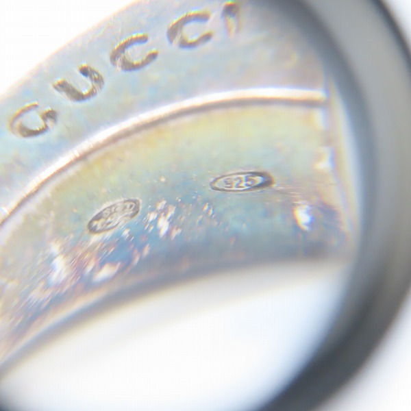実際に弊社で買取させて頂いたGUCCI/グッチ Gマーク/ストーン リング/指輪 10号の画像 6枚目