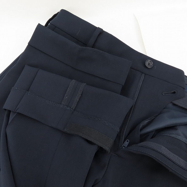 実際に弊社で買取させて頂いたGIORGIO ARMANI/ジョルジオアルマーニ ウール混 スラックスパンツ 48Rの画像 6枚目