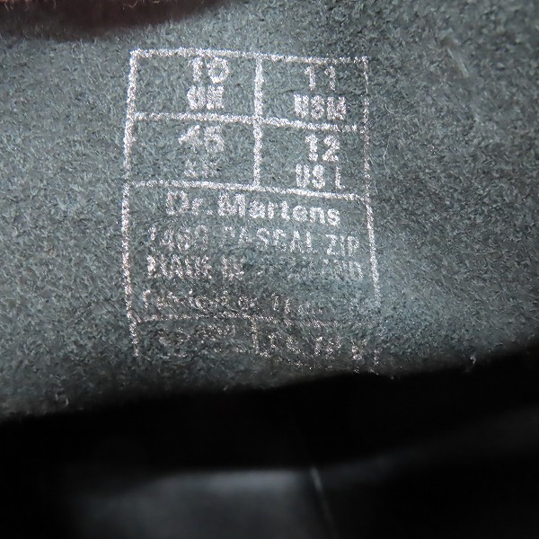 実際に弊社で買取させて頂いたdr.martens/ドクターマーチン ブーツ UK10の画像 5枚目