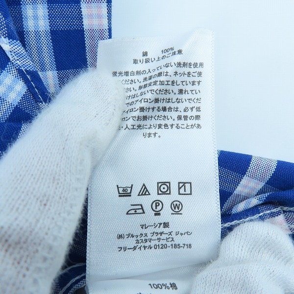 実際に弊社で買取させて頂いたBROOKS BROTHERS/ブルックスブラザーズ ボタンダウンシャツ /Lの画像 3枚目