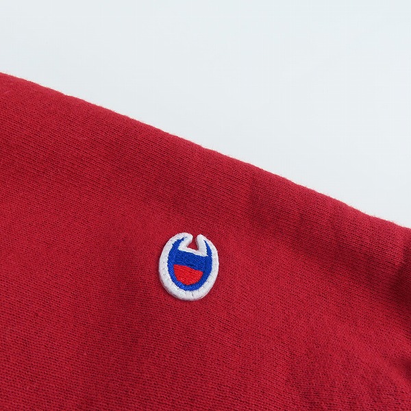 実際に弊社で買取させて頂いたChampion/チャンピオン USC REVERSE WEAVE sweat parka リバースウィーブ スウェット パーカー 赤単タグ 復刻 Mの画像 7枚目