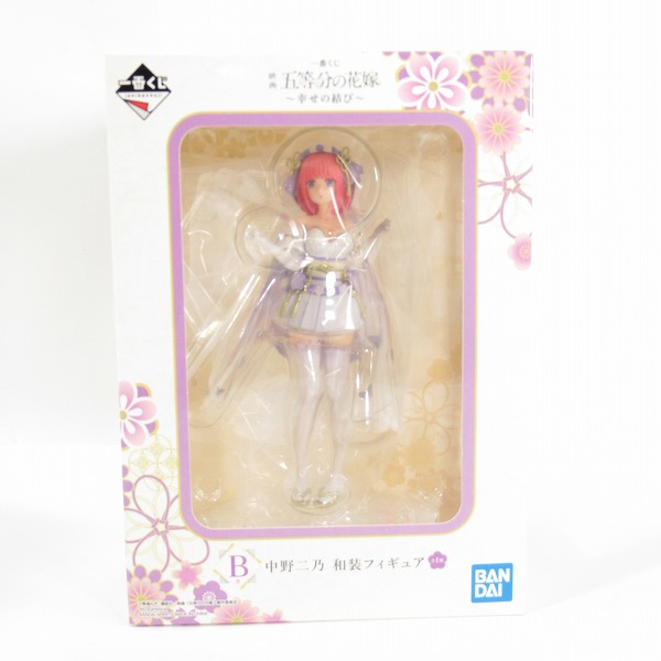 実際に弊社で買取させて頂いた【未開封】バンダイスピリッツ 一番くじ 映画 五等分の花嫁 幸せの結び B賞 中野二乃/E賞 中野五月 和装フィギュア 2点セットの画像 3枚目