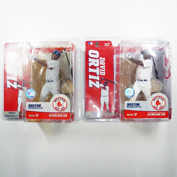 実際に弊社で買取させて頂いた【未開封】McFARLANE TOYS/マクファーレントイズ ボストン・レッドソックス DAVID ORTIZ デビッド・オルティーズ 2点セット