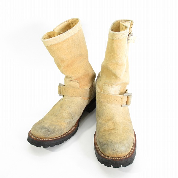 実際に弊社で買取させて頂いたBACKLASH/バックラッシュ スウェードブーツ/26