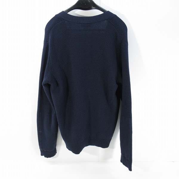 実際に弊社で買取させて頂いたLACOSTE/ラコステ ミリタリーニットカーディガン ネイビー AH138EM /5の画像 1枚目