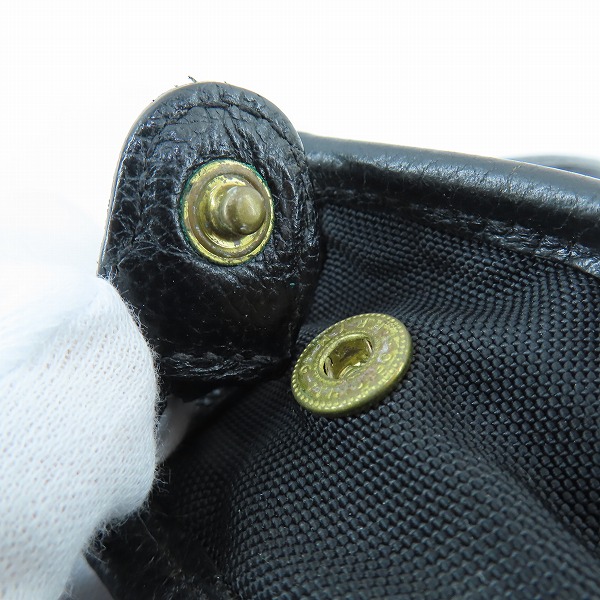 実際に弊社で買取させて頂いたIL BISONTE/イルビゾンテ レザー切替 ハンドバッグの画像 8枚目