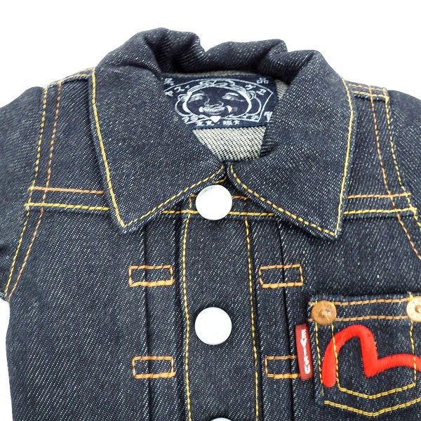 実際に弊社で買取させて頂いたEVISU GOLF/エヴィスゴルフ/エビス デニムジャケット型 ドライバー/1w用ヘッドカバーの画像 1枚目