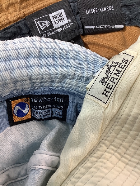 実際に弊社で買取させて頂いた【おまとめ/未使用含む】エルメス/ニューエラ/ニューハッタン 等 キャップ/バケットハット/ウエスタンハット 他の画像 1枚目