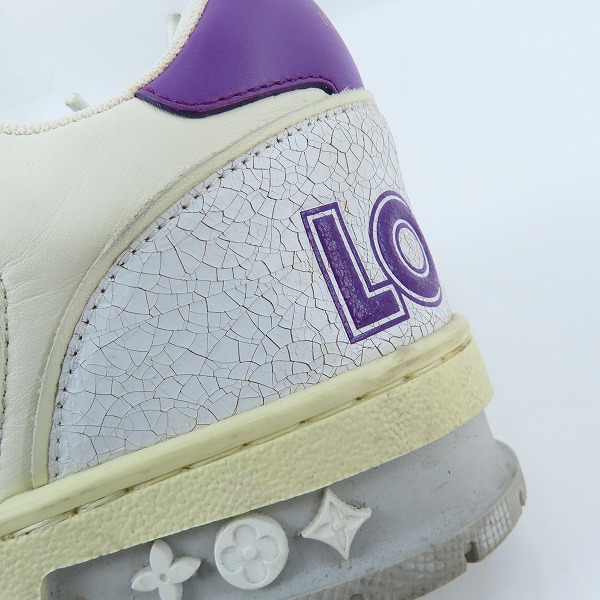 実際に弊社で買取させて頂いたLOUISVUITTON/ルイヴィトン LVトレイナーライン スニーカー 5.5の画像 8枚目