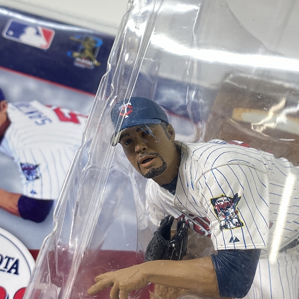 実際に弊社で買取させて頂いた【未開封】McFARLANE TOYS/マクファーレントイズ ミネソタ・ツインズ #57 JOHAN SANTANA フィギュアの画像 4枚目