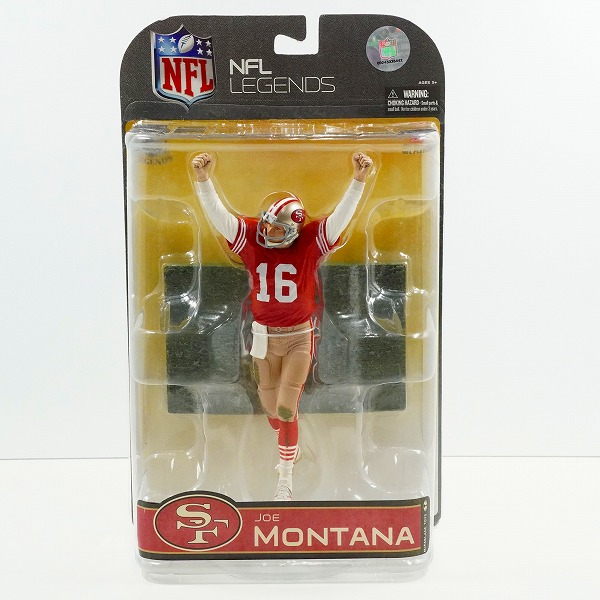 実際に弊社で買取させて頂いた【未開封】McFARLANE TOYS NFL LEGENDS サンフランシスコフォーティナイナーズ JOE MONTANA/ジョーモンタナ