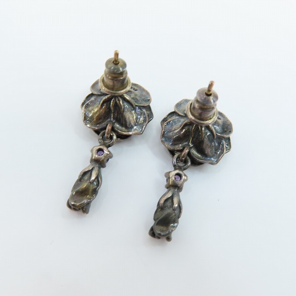 実際に弊社で買取させて頂いた【ギャラ付き】KONRON/コンロン ラブローズピアス の画像 3枚目