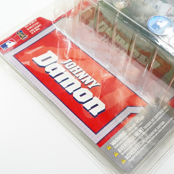 実際に弊社で買取させて頂いた 【未開封】McFARLANE/マクファーレン ボストン・レッドソックス #18 JOHNY Damon ジョニー・デイモン グレー フィギュアの画像 5枚目