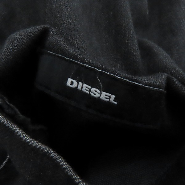 実際に弊社で買取させて頂いたDIESEL/ディーゼル 18AW リバーシブル チェック デニム シャツ/ジャケット/Mの画像 4枚目