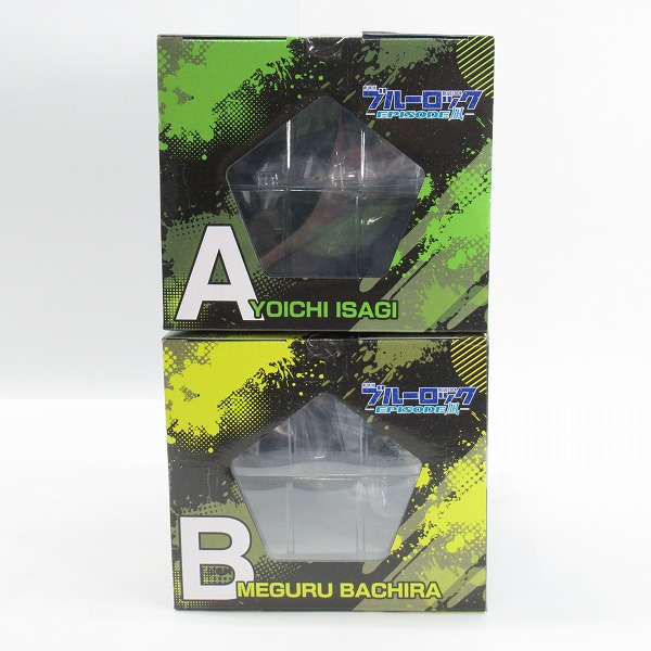 実際に弊社で買取させて頂いた【未開封】バンダイスピリッツ 一番くじ ブルーロック 武器を捨て破壊者よ A賞 潔 世一/B賞 蜂楽 廻 フィギュア 2点セット　の画像 1枚目
