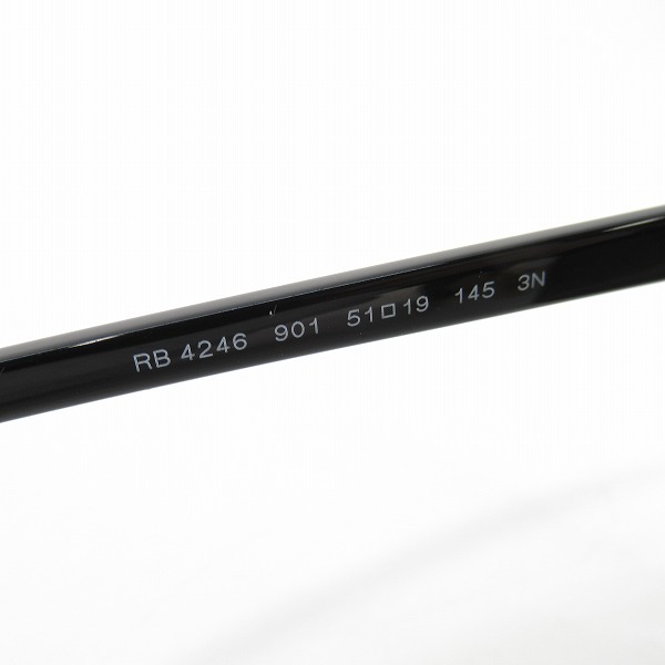 実際に弊社で買取させて頂いたRay-Ban/レイバン CLUBROUND/クラブラウンド サングラス/アイウェア RB4246 901の画像 4枚目