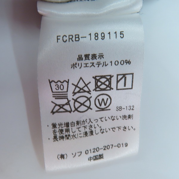 実際に弊社で買取させて頂いたF.C.Real Bristol×FRAGMENT/エフシーレアルブリストル×フラグメント TRAINING ANORAK SPONSORED BY FRGMT FCRB-189115/Mの画像 3枚目