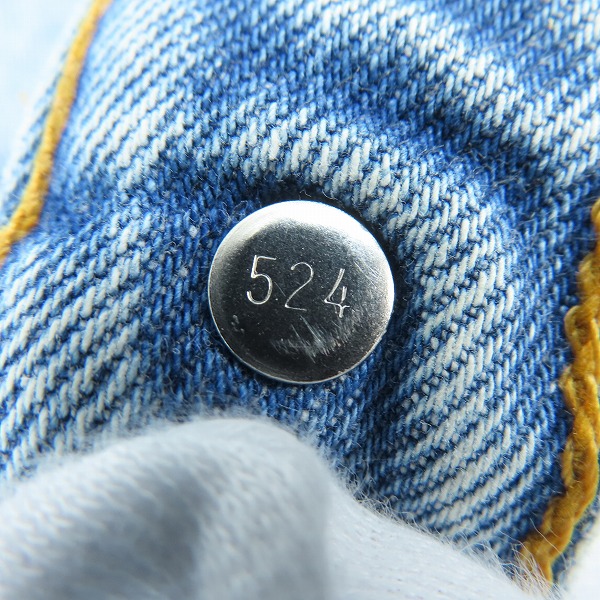 実際に弊社で買取させて頂いたLevis/リーバイス 501XX USA製 刻印524 両面スモールe デニムパンツ/W35L32の画像 5枚目