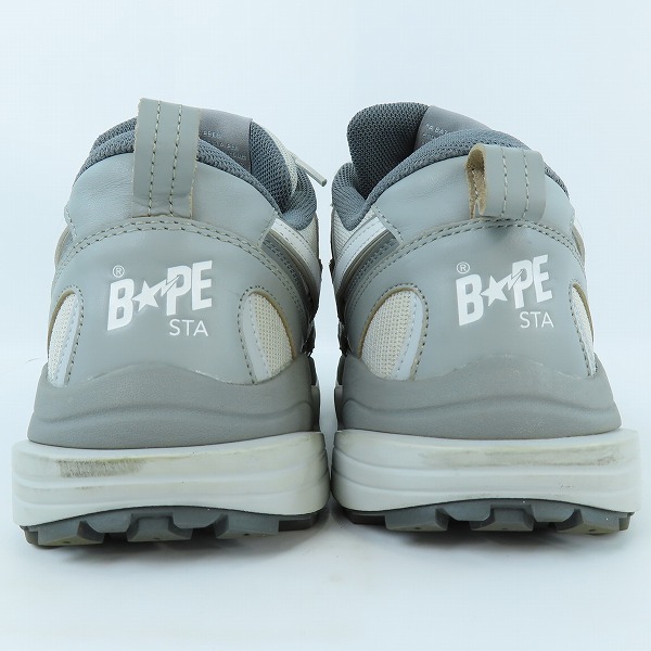 実際に弊社で買取させて頂いたA BATHING APE/アベイジングエイプ BAPE STA ローカットスニーカー OZXSHMX91013K/27.5の画像 1枚目