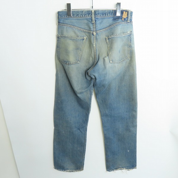 実際に弊社で買取させて頂いたLEVI'S/リーバイス ヴィンテージ 501 66前期 ボタン裏刻印6/点々/Vステッチ ボタンフライデニムパンツの画像 1枚目