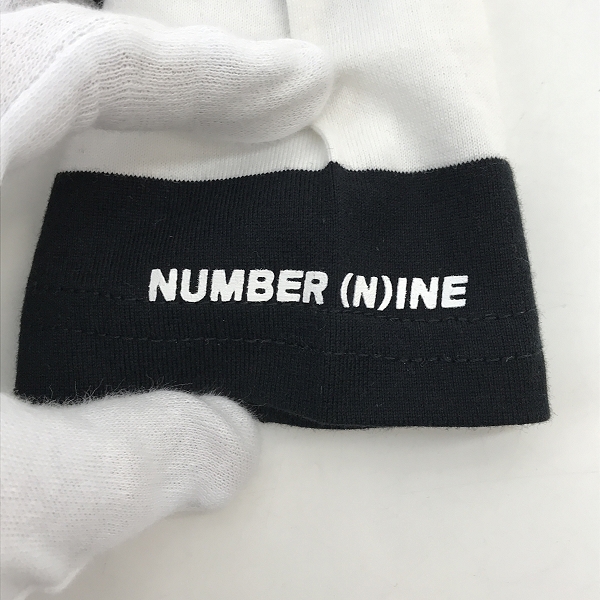 実際に弊社で買取させて頂いた【未使用】NUMBER (N)INE DENIM/ナンバーナイン ナノユニバース別注 ボーダー 長袖Tシャツ NDT-751N Sの画像 6枚目