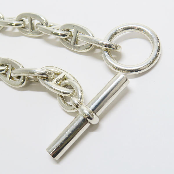 実際に弊社で買取させて頂いたHERMES/エルメス シェーヌダンクル GM 29リンク ネックレスの画像 2枚目