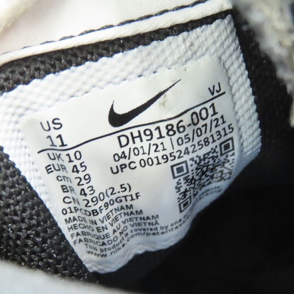 実際に弊社で買取させて頂いた【未使用】NIKE×sacai×JEAN PAUL GAULTIER/ナイキ×サカイ×ゴルチエ LDVAPORWAFFLE/LDヴェイパーワッフル DH9186-001/29の画像 5枚目