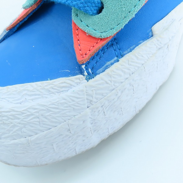 実際に弊社で買取させて頂いたNIKE×KAWS×sacai/ナイキ×カウズ×サカイ BLAZER LOW Neptune Blue/ネプチューン ブルー DM7901-400/26.5の画像 6枚目